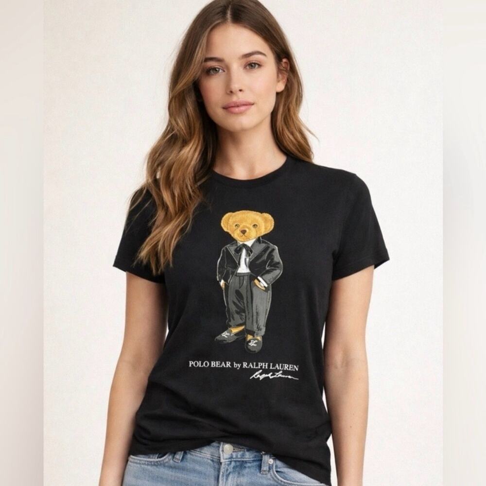 Polo Ralph Lauren Polo Bear T-Shirt NWT Black size small